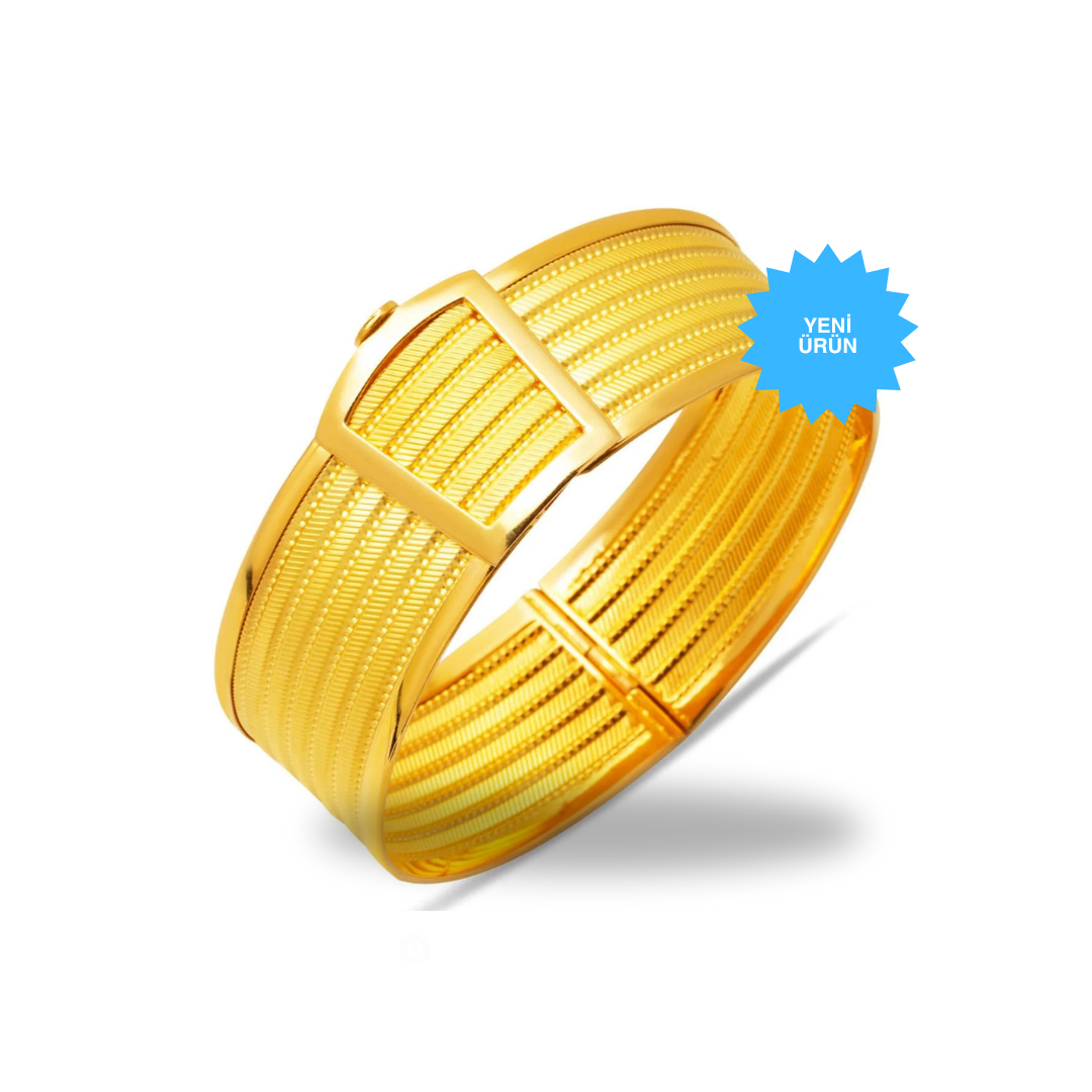 14K HASIR KELEPÇE