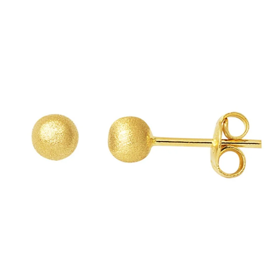14K SİMLİ TOP KÜPE
